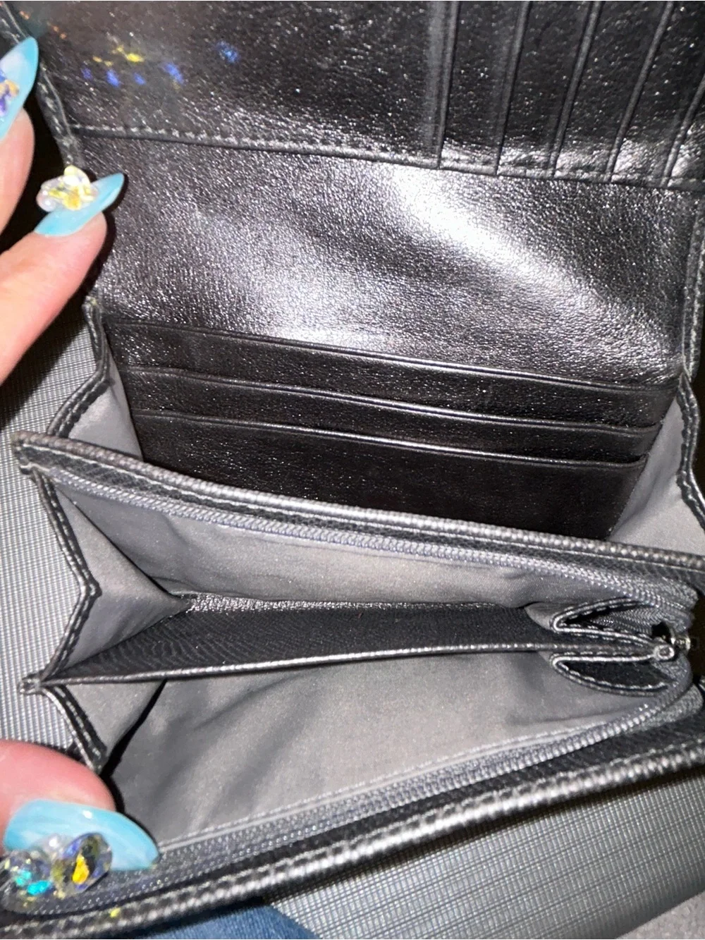 Coach monogram small wallet